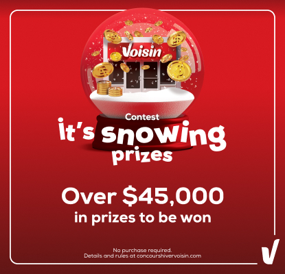 Its snowing prizes